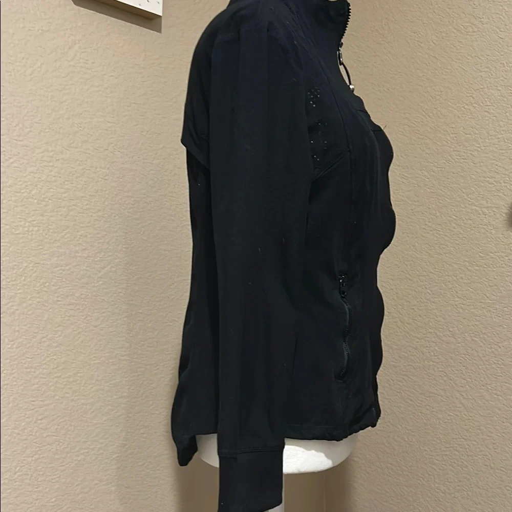 Tangerine Black Ski Jacket Sleek Tailored Design - Picture 9 of 9